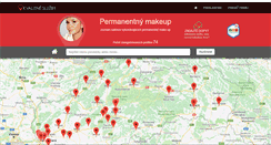 Desktop Screenshot of permanentnymakeup.sk